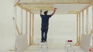 How To Plasterboard a Ceiling By Yourself
