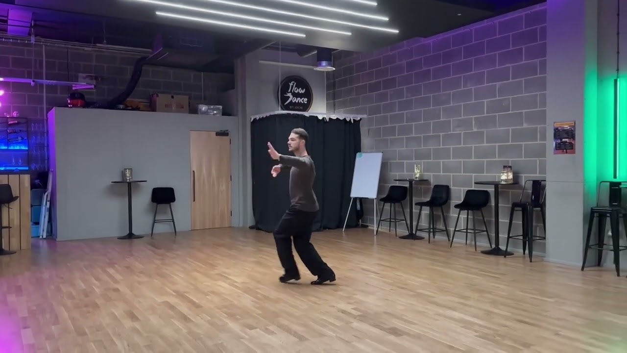 Chasse and Spanish Drag to Promenade Position | Dance Lesson - Tango - Intermediate