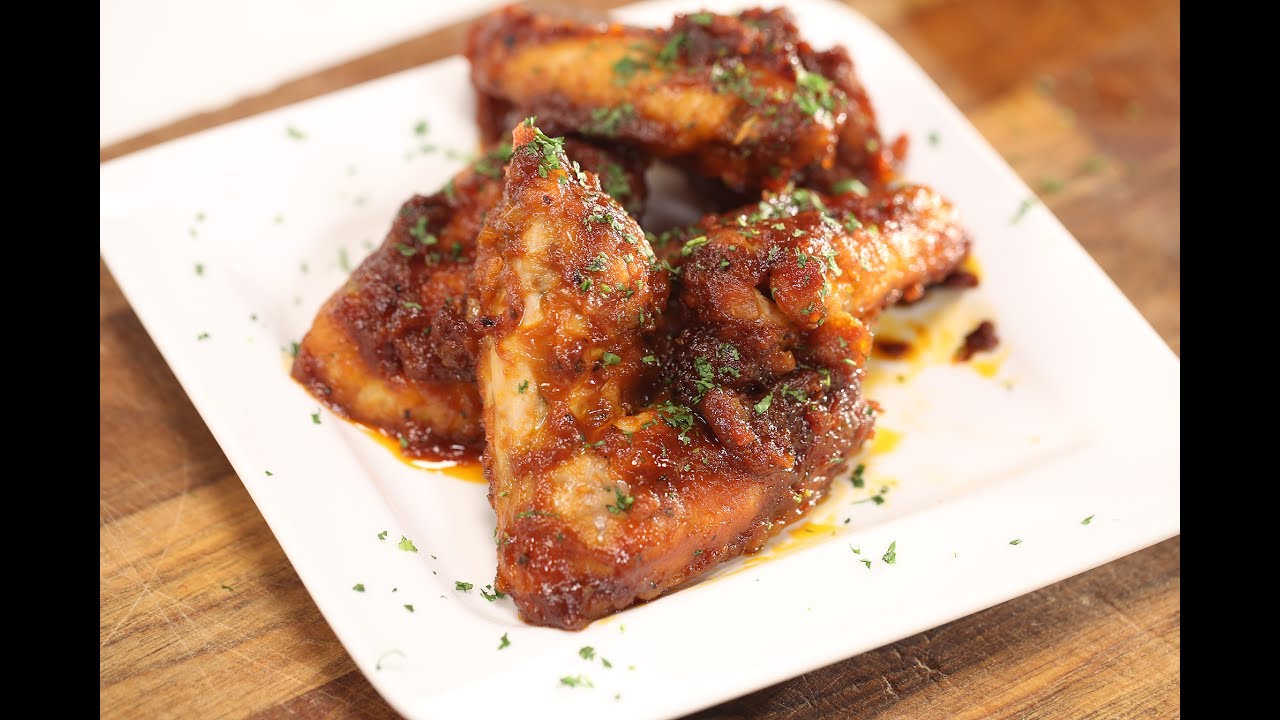 Barbecue Style Chicken Wings The Food Hippie Sanjeev Kapoor Khazana Youtube
