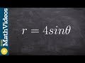 Rewriting A Polar Equation In Rectangular Form 