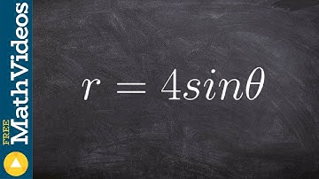 Rewriting a polar equation in rectangular form