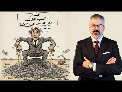 النسبة الفاشلة الذهب إلى الفضة و الخسائر مستمرة