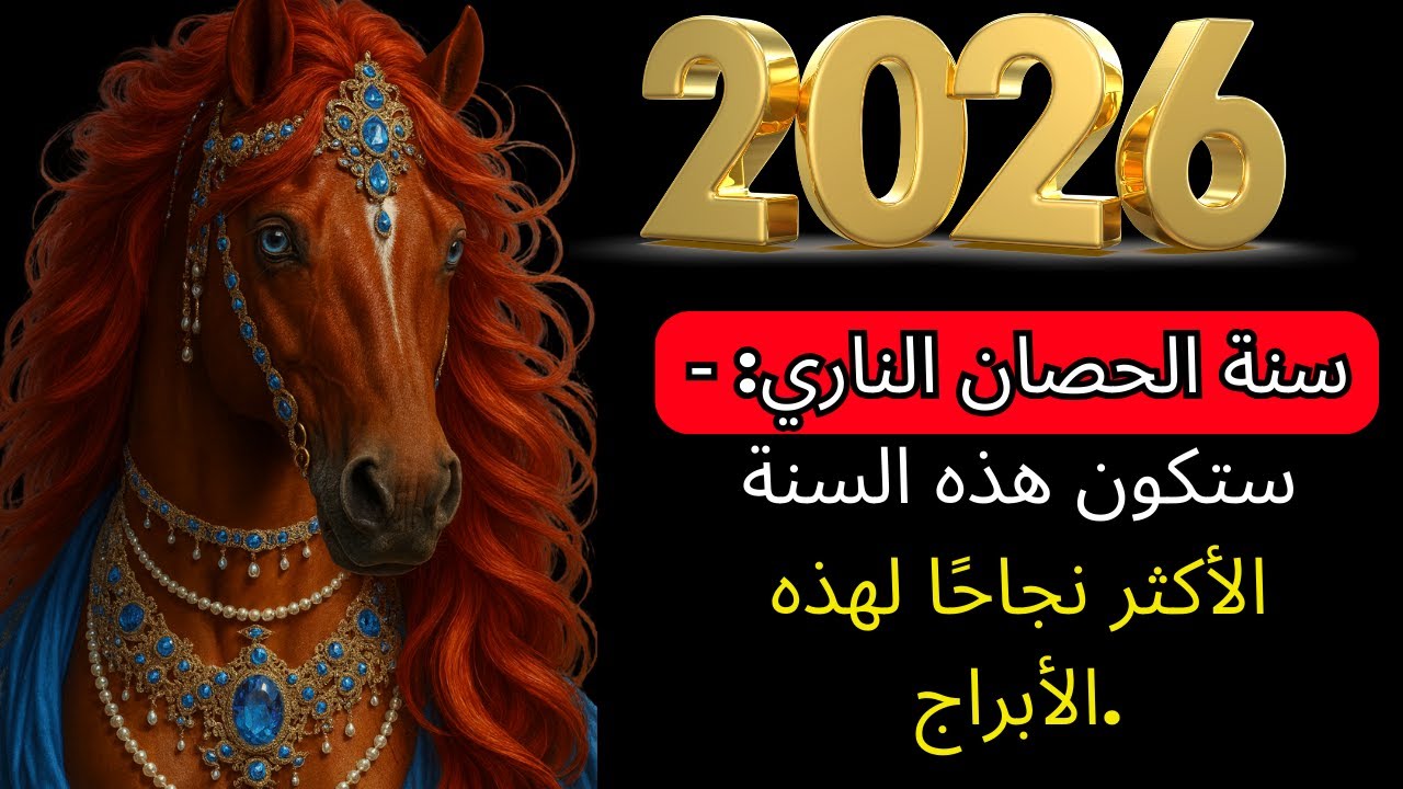 2026 - سنة الحصان الناري: ستكون هذه السنة الأكثر نجاحًا لهذه الأبراج.