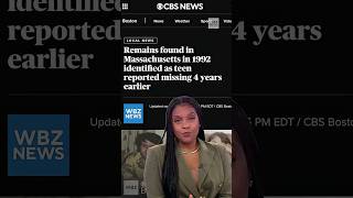 Remains found in Massachusetts in 1992 identified as teen reported missing four years earlier