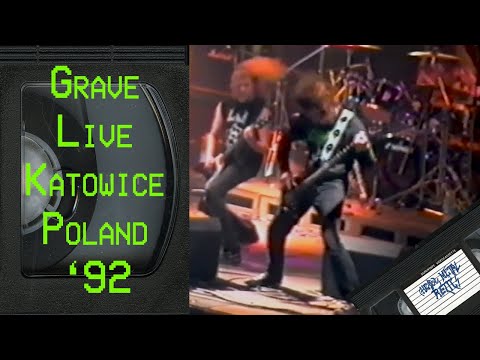 GRAVE Live in Katowice Poland April 25 1992 FULL CONCERT