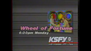 KSFY [ABC] Commercial Breaks | January 30, 1988