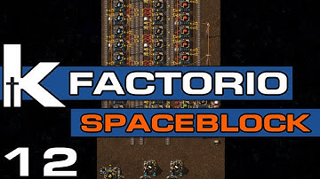 Factorio Spaceblock - Ep 12 | Blue Science (The 25% Less Derp Edition) | Modded Factorio 0.18