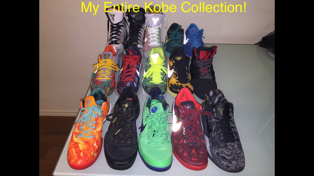 kobe bryant shoe collection