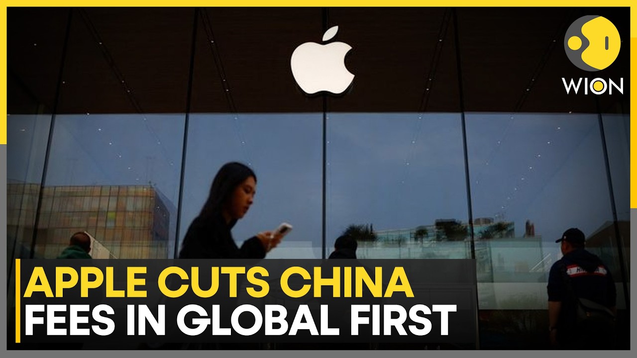 Tim Cook Courts Beijing Amid Trump Pressure | WION World News - YouTube
