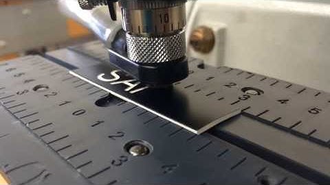 Techno Engraving: The Making of a Name Tag!