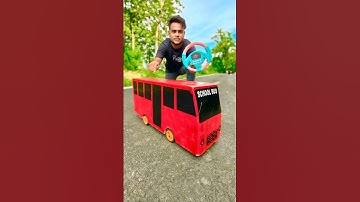 Just made a Homemade RC Bus 🚌 Red Colour 🔥| bus video