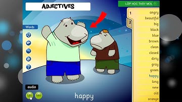 ADJECTIVES 1 - STARTERS Word Lists - Từ vựng luyện thi tiếng Anh | Lớp Học Thầy Mol
