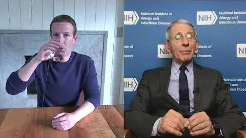 COVID-19- Mark Zuckerberg   Live with Dr  Anthony Fauci