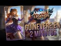 Guinevere en 2 minutos como usar  a guinevere guia tutorial  mobile legends espaol
