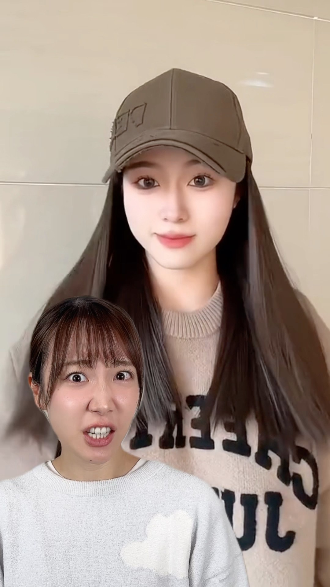 The hat-style wig took too long - YouTube