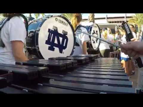 Notre Dame Drumline Xylophone Cam // Nathan Gundlach