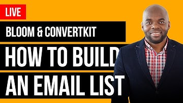How to build an email list with bloom