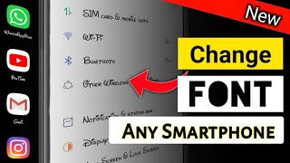 mobile ka font style kaise change kare | how to change font in any android phone