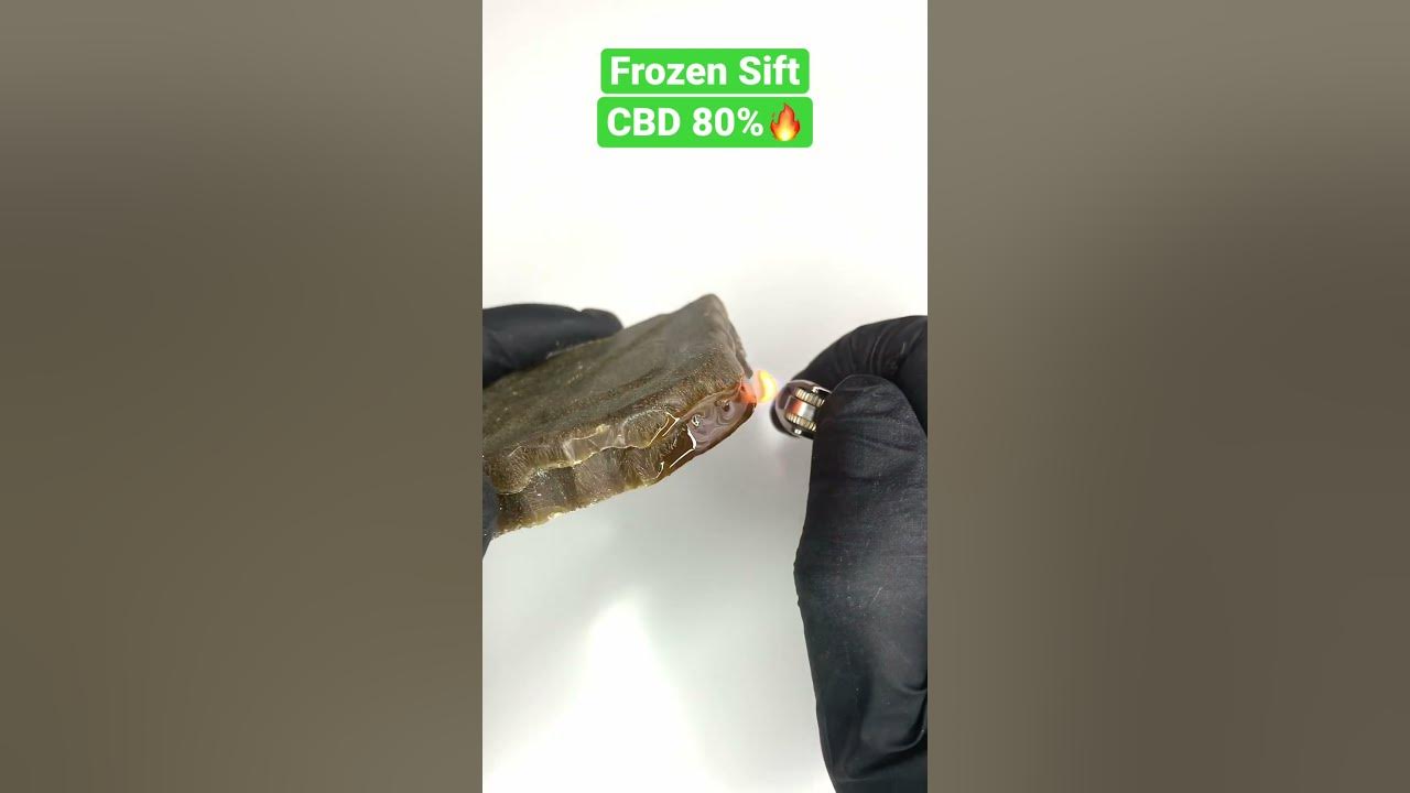 Frozen Sift CBD 80. Test du feu 🔥 disponible sur ma boutique en ligne https//franckmagnier.fr