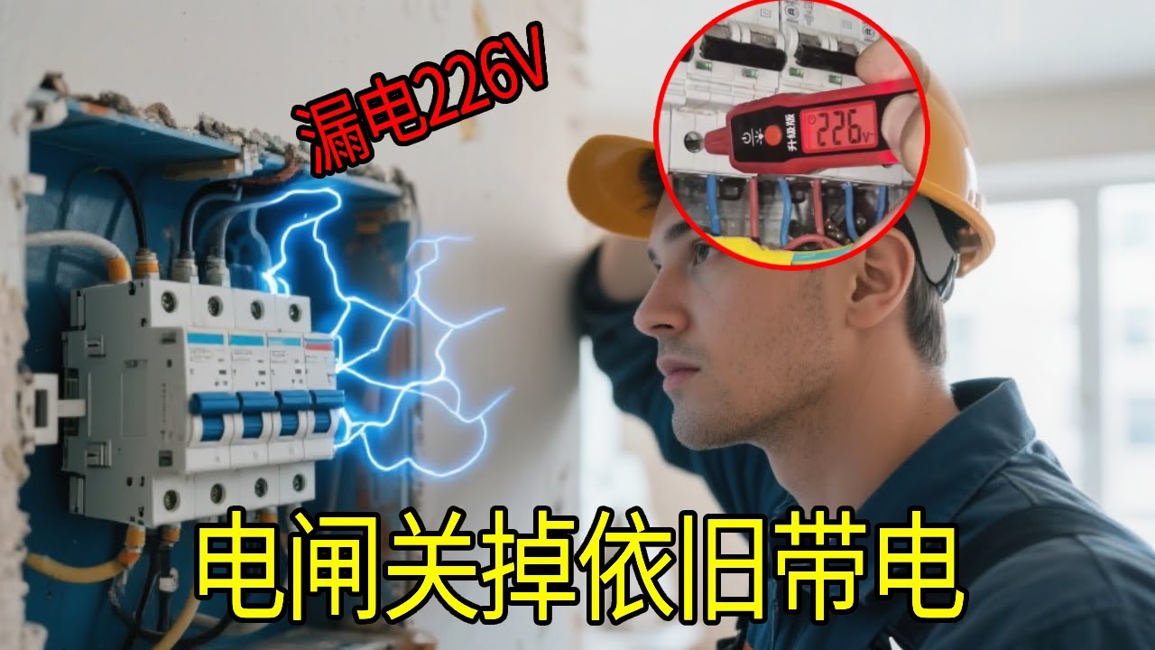 电闸关掉了，却依旧带电？引得三个电工围观【城阳电工电路】