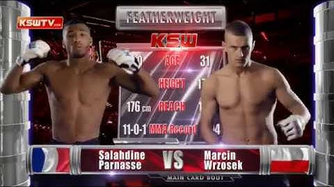 Salahdine Parnasse vs Marcin Wrzosek at KSW 46 - Full Fight