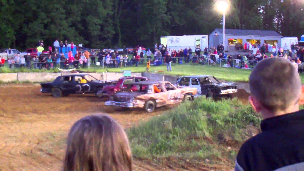 Arcadia Full Size Demolition Derby 5/17/2014 YouTube