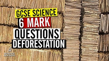 How to answer a 6 mark GCSE science question on deforestation and the atmosphere