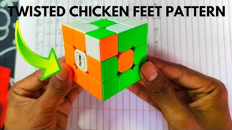 How to make Twisted Chicken feet pattern || Tutorial with Algorithm ||