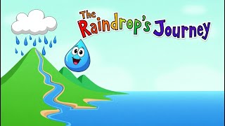 🌧️ The Raindrop’s Journey – Fun Water Cycle Rhyme for Kids! 💧🌍