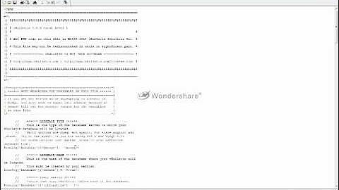 vBulletin 4.0.3 Tutorial - How to prepare the "config.php.new" File for 000webhost.com