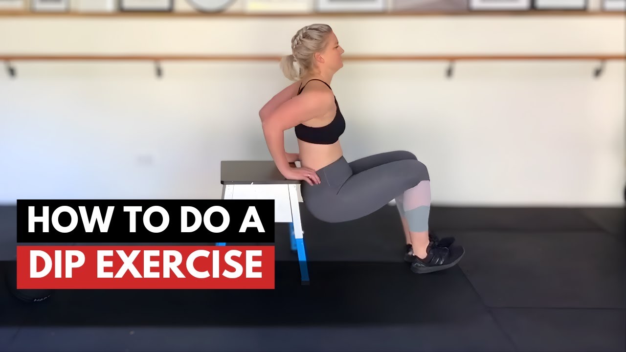 How to do a DIP exercise - YouTube