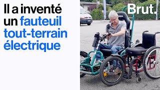 Paraplégique, il a inventé un fauteuil tout-terrain électrique