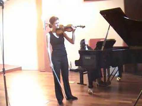 Elsa GRETHER Delphine BARDIN, SIBELIUS, Violin Concerto 1st mvt