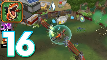 Raptor Evolution - Walkthrough Gameplay Part 16 - EVO 13 / LASER SHIELD / RAID 33-34 (iOS, Android)