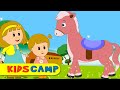 Horsey Horsey | Nursery Rhymes | 30 Minutes Compilation from Kidscamp