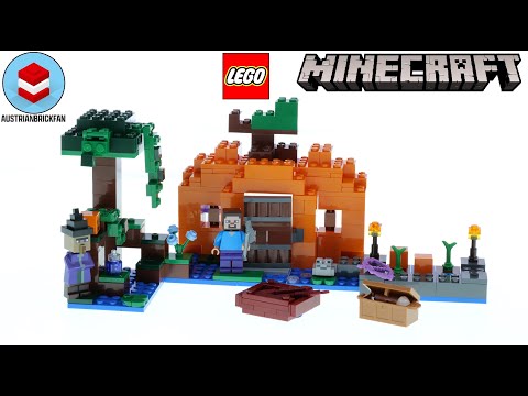 LEGO Minecraft 21248 The Pumpkin Farm - LEGO Speed Build Review