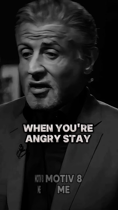 When You're Angry Stay Quiet #motivation #rockybalboa #sylvesterstallone #rambo #quotes #silent #fyp