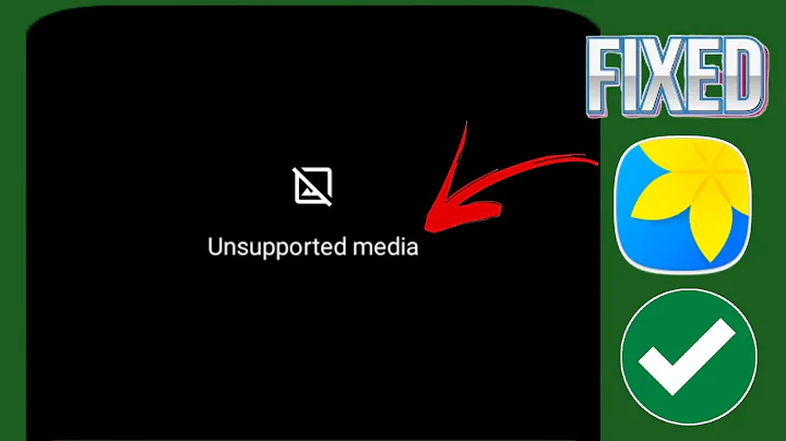 How to Fix Unsupported Media in Gallery Problem Android 2024 || New Method