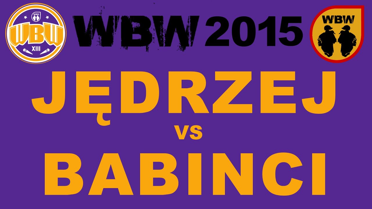 Jędrzej 🆚 Babinci 🎤 WBW 2015 Warszawa (freestyle rap battle)