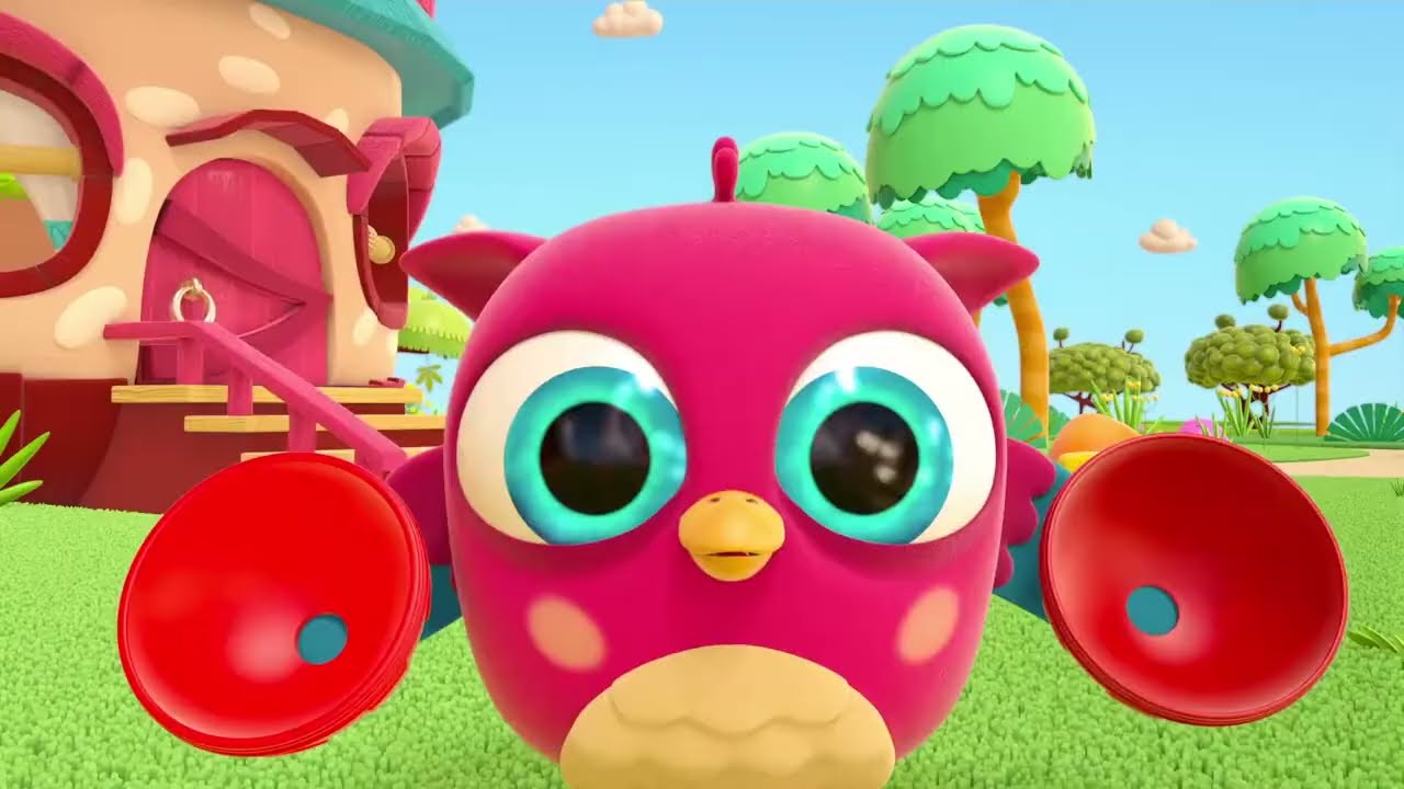 Uggleungen Hopp Hopp & fordon för barn | Tecknad film för bebisar med leksaker