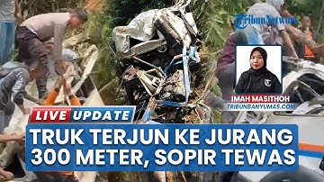Laka di Jalan Binangun-Watumalang Wonosobo, Supir Tewas Buntut Truk Molen Terjun ke Jurang 300 Meter
