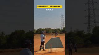 Started tight.. Set the tone🔥💥 #cricket #8millionviews #cricketshorts #cricketlover #cricketgame