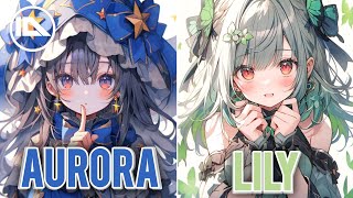 [Nightcore]→Aurora ✘ Lily←[Mashup Versus] (Alan Walker, Emelie Hollow, K-391, RØRY Switching Vocals)