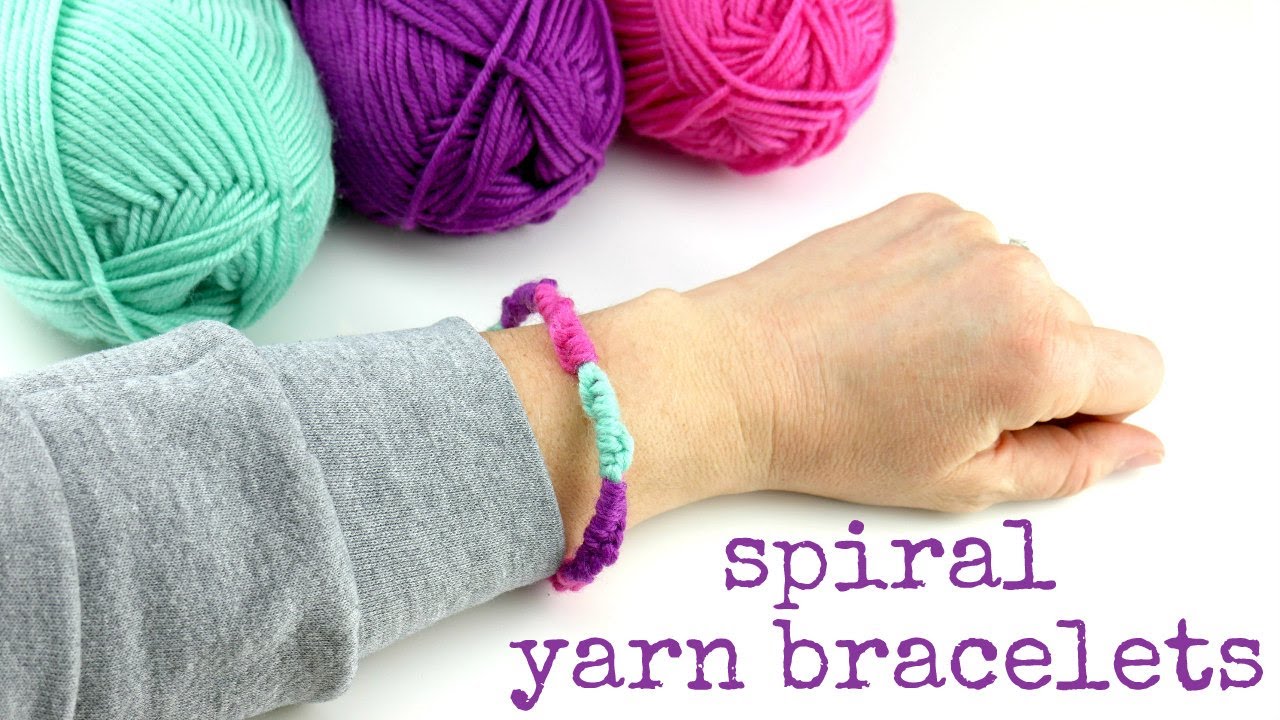 Woven Yarn Bracelet Rainbow · How To Make A Braided Yarn Bracelet · Jewelry  Making, Weaving, and Yarn Craft on Cut Out + Keep