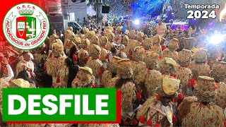 Grande Rio 2024 | Bateria no Desfile | Samba ao vivo - #Desfile24