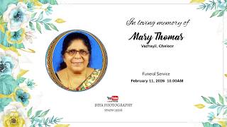 Mary Thomas (72) Funeral Service / 11.02.2026