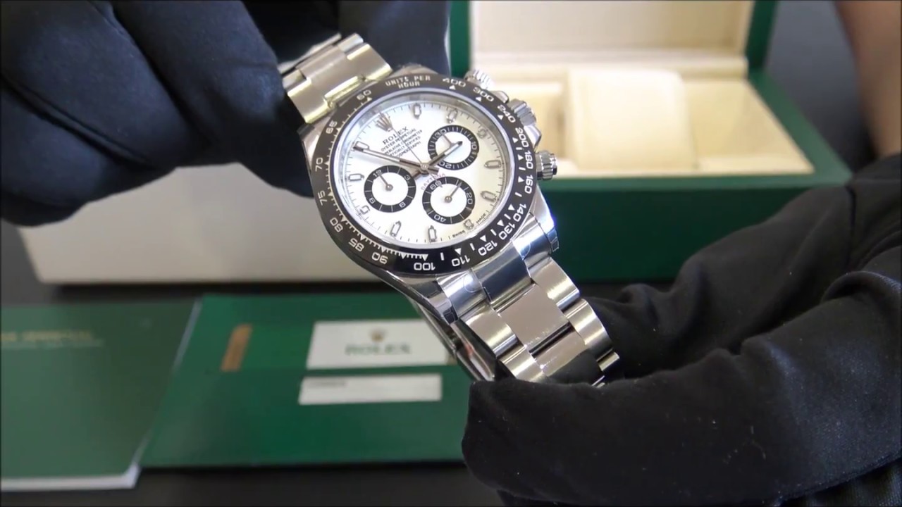 Rolex daytona esfera blanca Clearance
