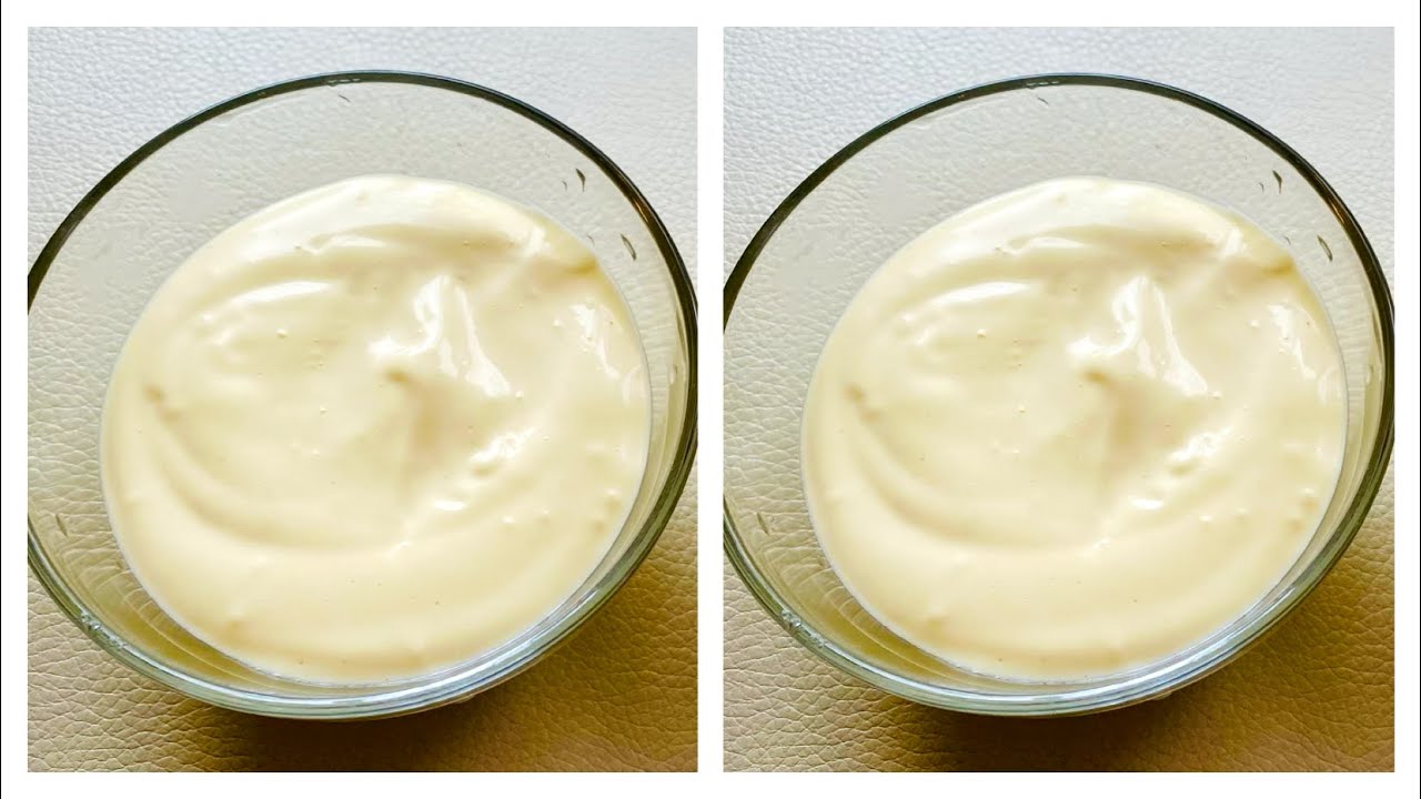 How to make mayonnaise Simple & easy YouTube