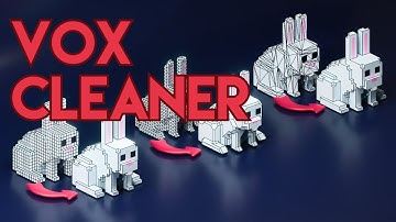 Single-Click voxel model cleaner add-on for Blender - Available now for FREE!