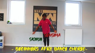 [Afro Dance Tutorial] Sensima - Skiibii feat Reekado Banks  Beginners Choreo